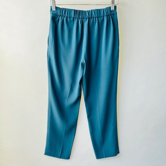 Babaton Conan crop pants, green/teal color, Size 2 - Picture 3 of 8